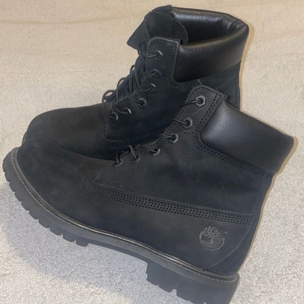Timberland Black Nubuck Boots